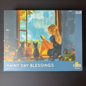 3/$20 🧩 Rainy Day Blessings 1000 Piece Jigsaw Puzzle by Theo's Puzzles